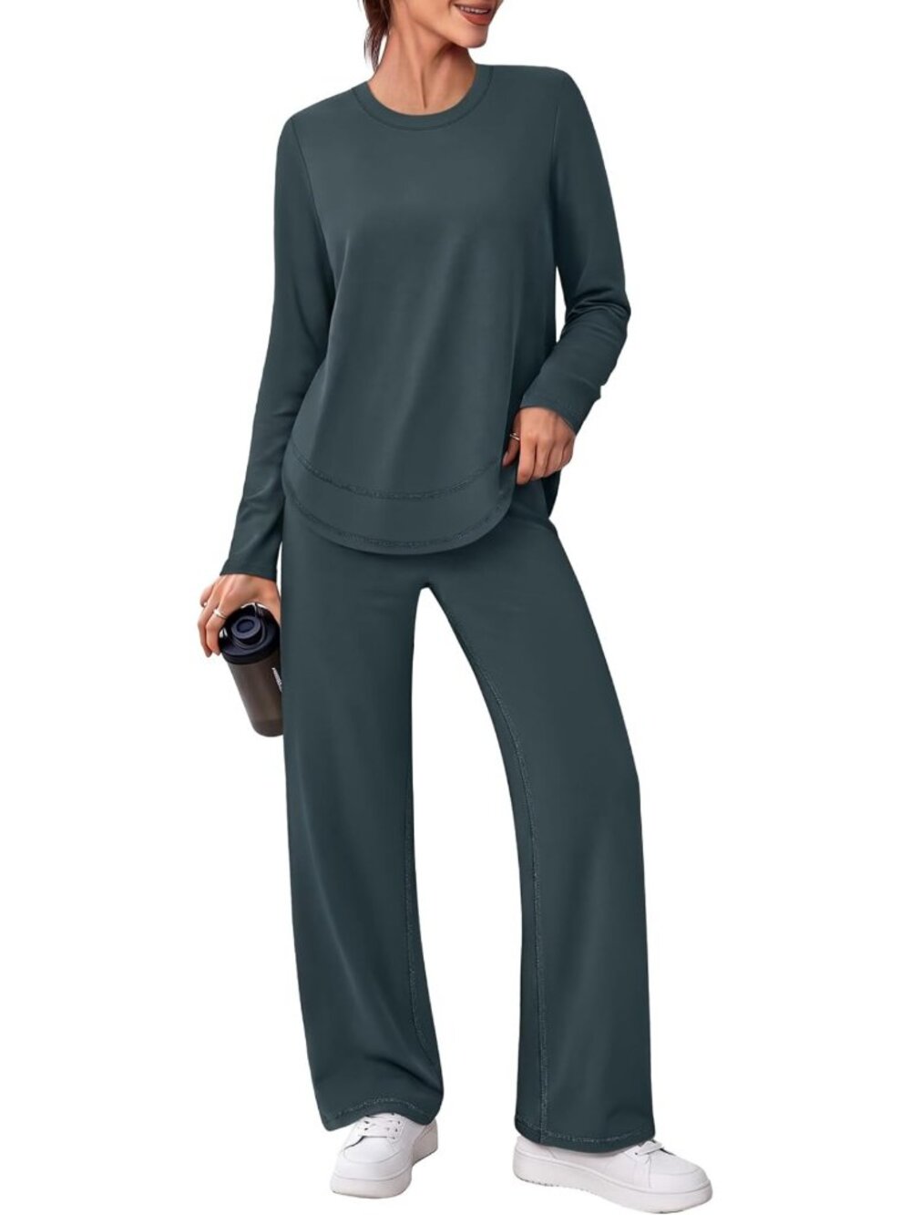 Stylish Women's 2-Piece Workout Set - Yoga, Pilates & Gym Activewear Outfit